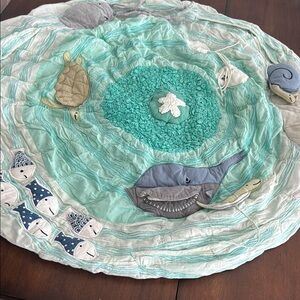 The Land of Nod Blue and Green Decor Accents